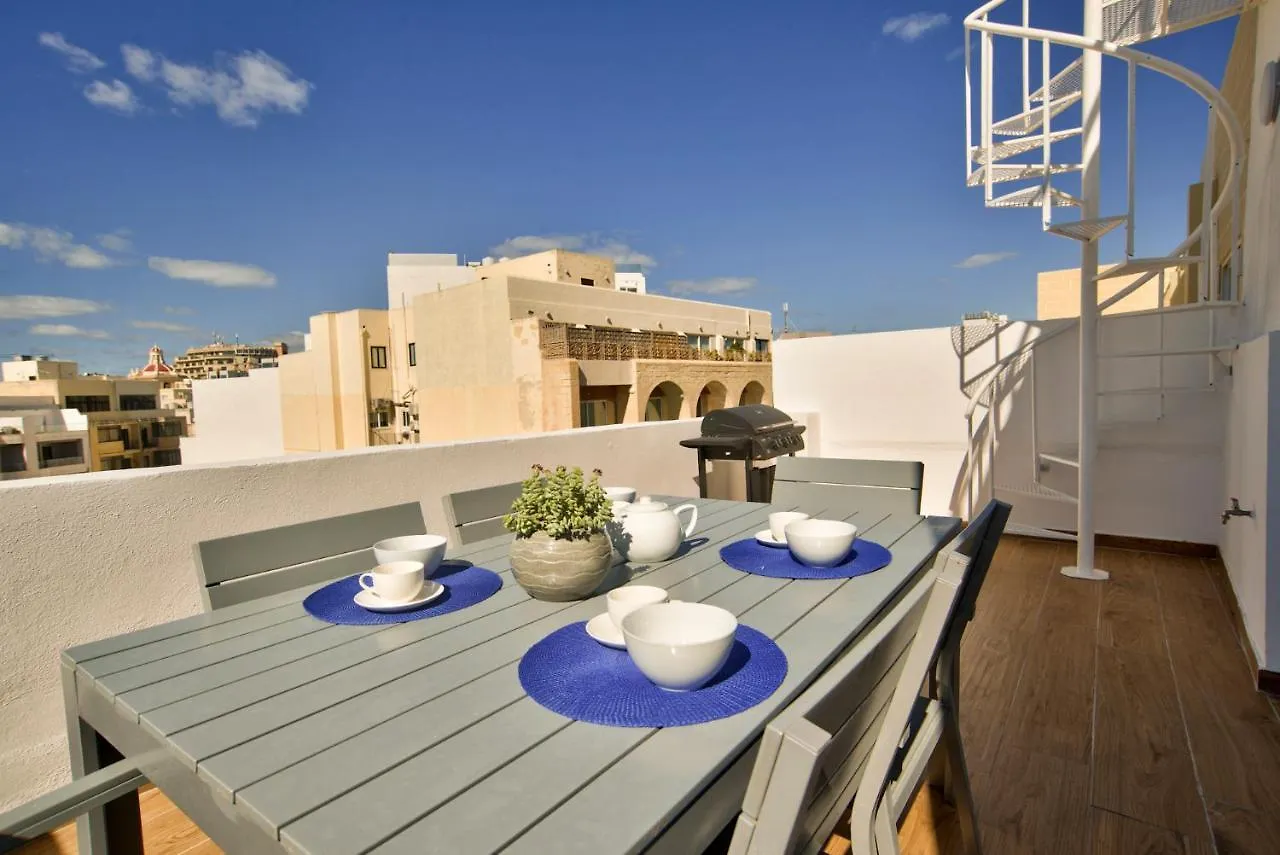 Tower Sliema Duplex Penthouse Apartment Malta